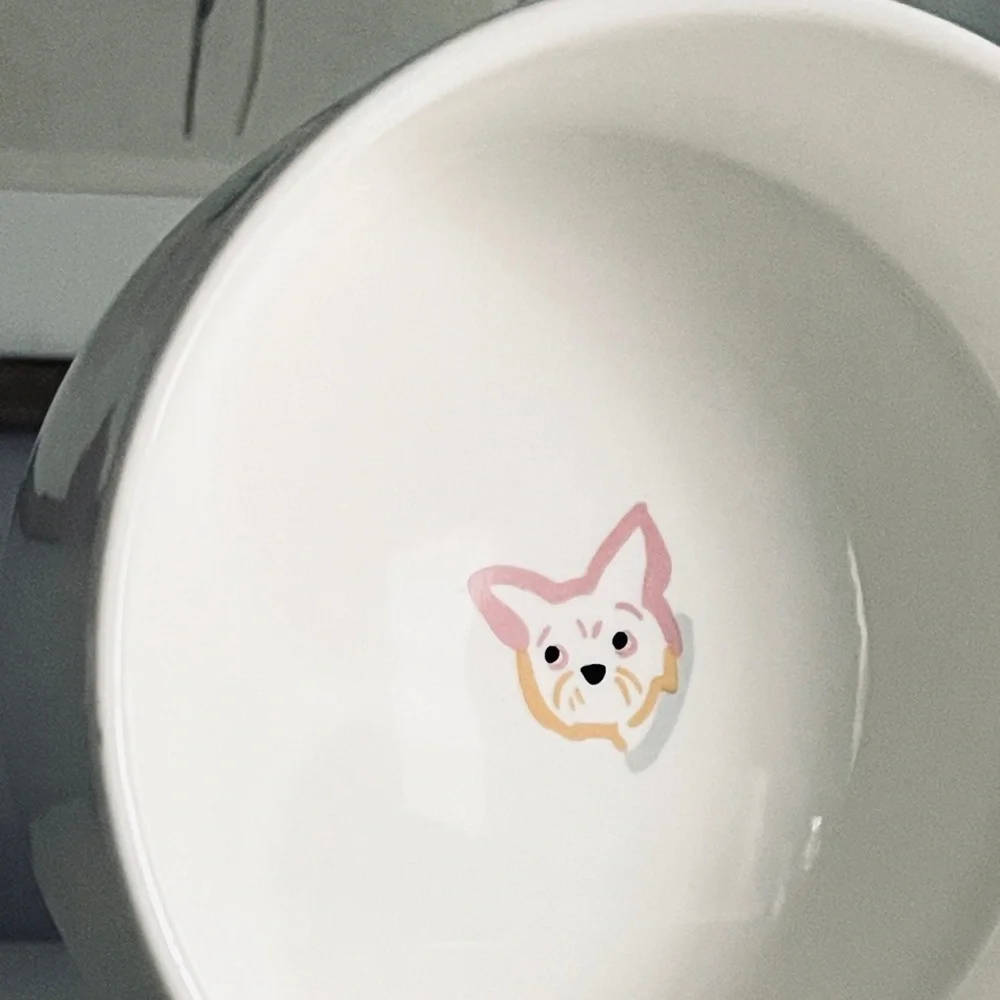 PetShop by Fringe Studio, Double Sided Large Woof Pet Bowl